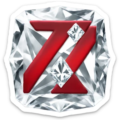 red kappa alpha psi diamond  sticker