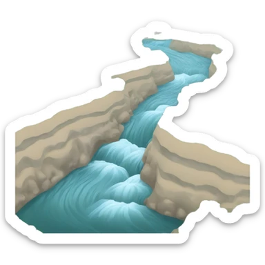 River overflowing sticker