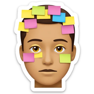 Fais-moi demain coller les unes à côté des autres. sticker