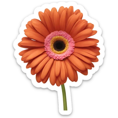 Gerbera daisy sticker