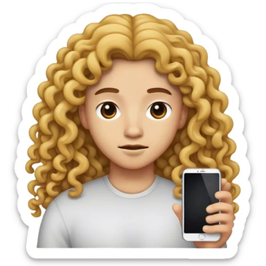 garde celle de gauche et give her more curl but less volume sticker