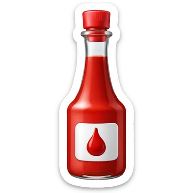 sauce bottle  sticker