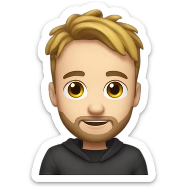 Squeezie qui fait ses chaou sticker