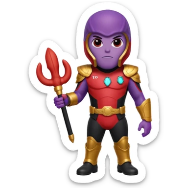 Squıd game Thanosun hareketini yapan emoji  sticker