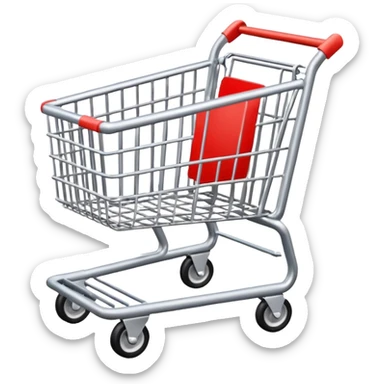 shopping cart sticker