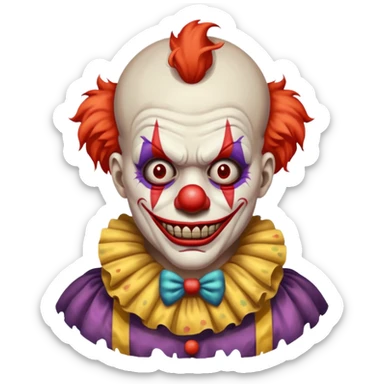 Clown horreur sticker