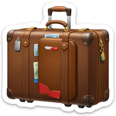 travel luggage sticker