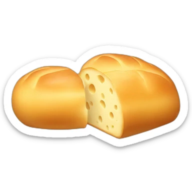 cheese bread roll sticker