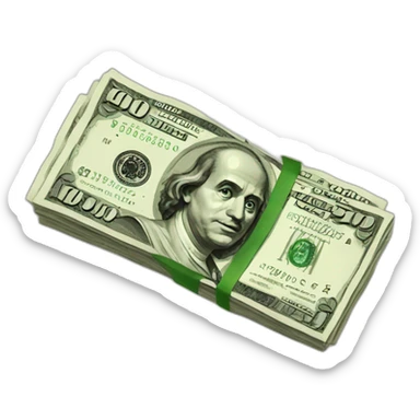 500 rupees cash bundle sticker