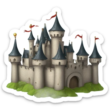 fantasy castle sticker