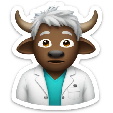 yak therapist sticker