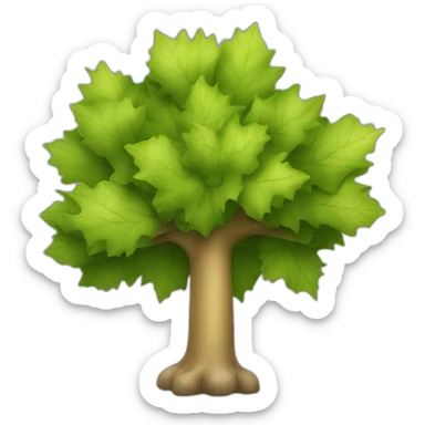 Platanus sticker