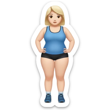Thicc thighs sticker