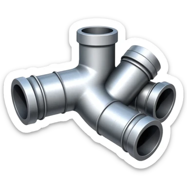 90 degree industrial pipe sticker