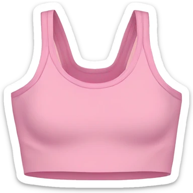 pink crop top sticker