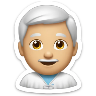 Un papa avc des bébés sticker