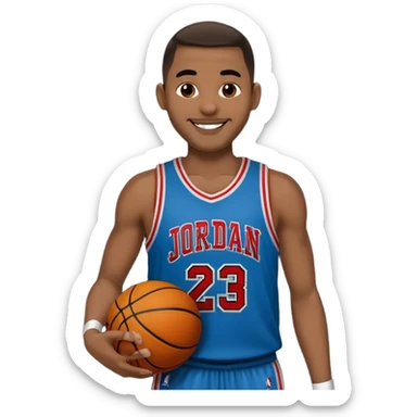 Un Jordan la marca sticker