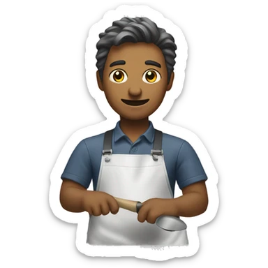 repairer in the kitchen sticker