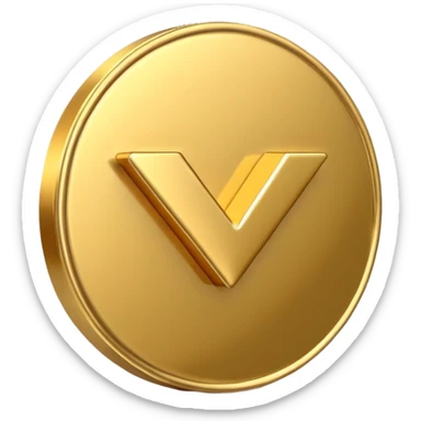 Gold Verified checkmark for social media sticker