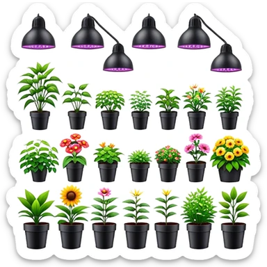 garden Grow Lights sticker