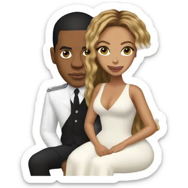 Beyonce w jay z sticker