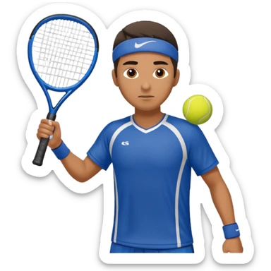 padel player latino sticker