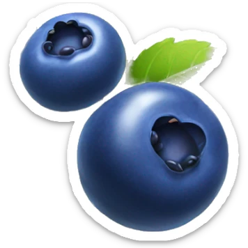 Blueberry  sticker