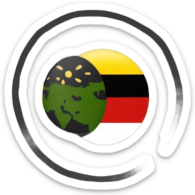 Aboriginal flag sticker