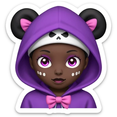 Exact kuromi emoji 100% accurate  sticker