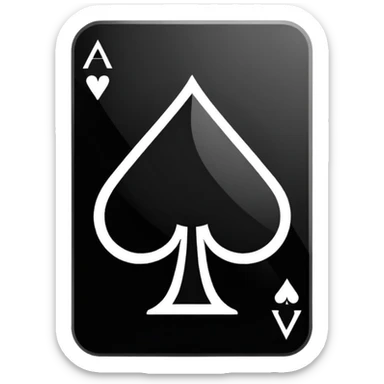 symbol of spades sticker