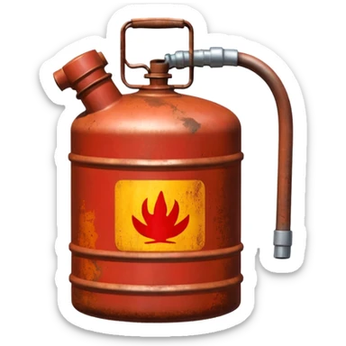 petrol canister sticker