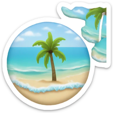 Beach sticker