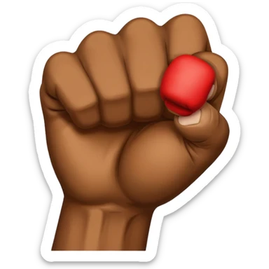 punch (only hand) sticker