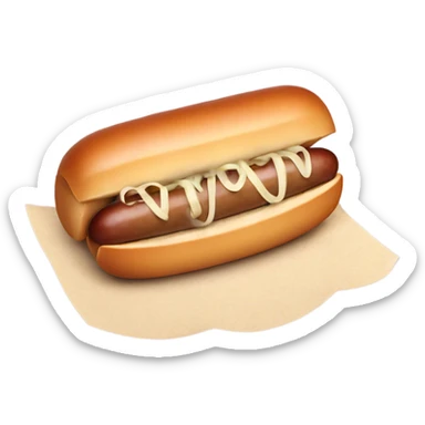 Bratwurst with sauerkraut  sticker
