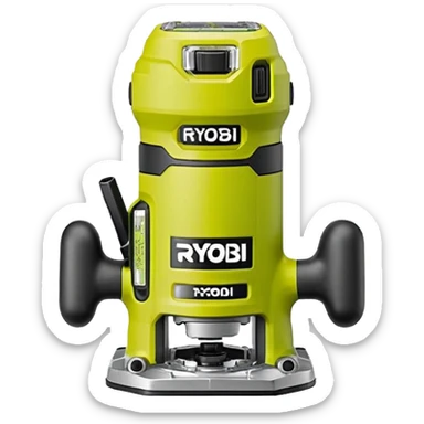 ONE+ 18V Cordless Compact Fixed Base Router RYOBI  sticker
