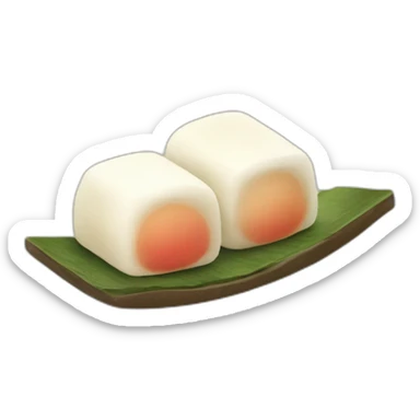 traditional Japanese food-Mochi sticker
