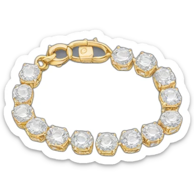 Diamond bracelet sticker