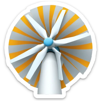 wind turbine sticker