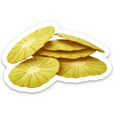 green potato chips sticker