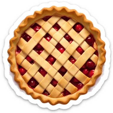 Cherry pie  sticker