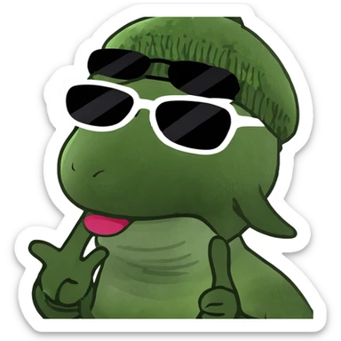 girl sticking out her tongue sticker