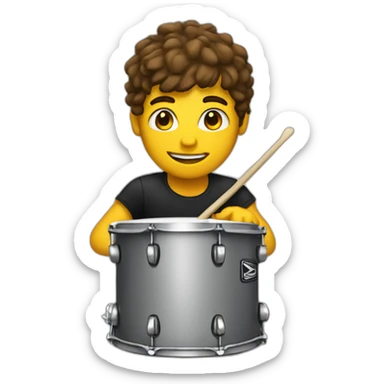 Drummer sticker