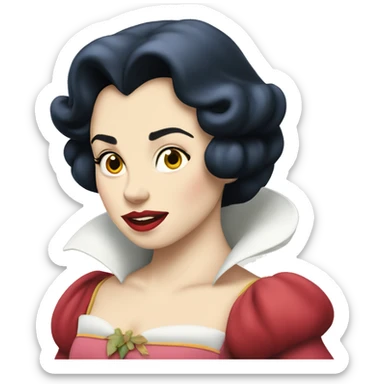 Blanche neige sticker