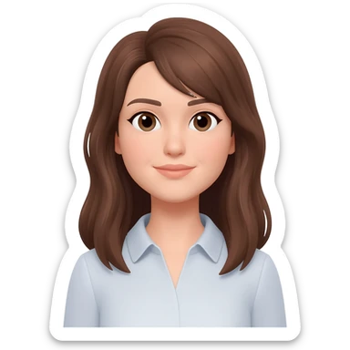 woman reposter sticker