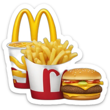 McDonald's sticker