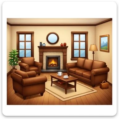 great cozy shared house sticker