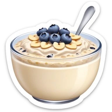 Avena de noche boul sticker