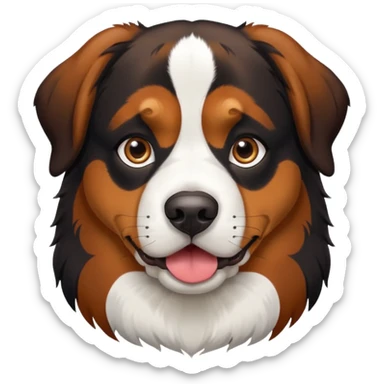Swiss mountain dog sticker