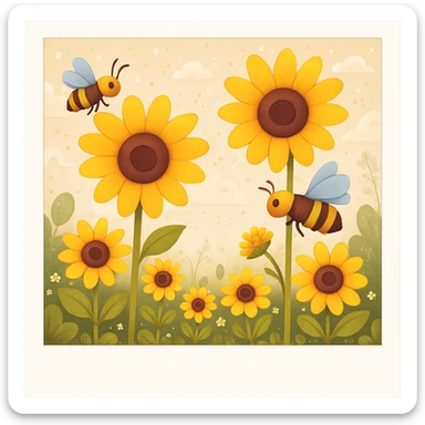 Add more details to the image, keeping the same colors and style. sticker