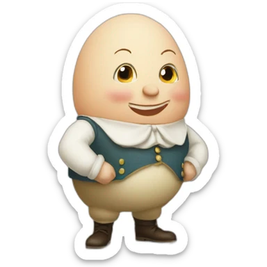 Humpty Dumpty sticker